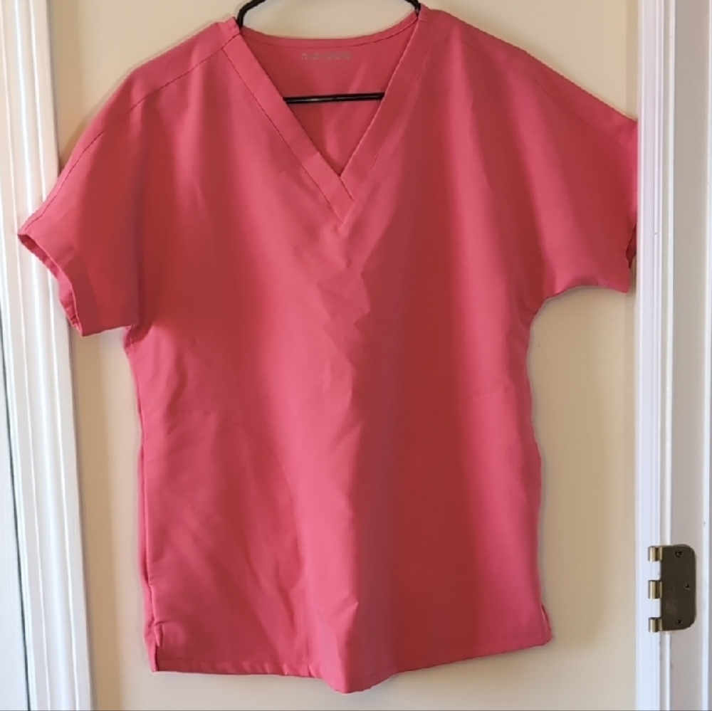 Women's Pink V-Neck Top